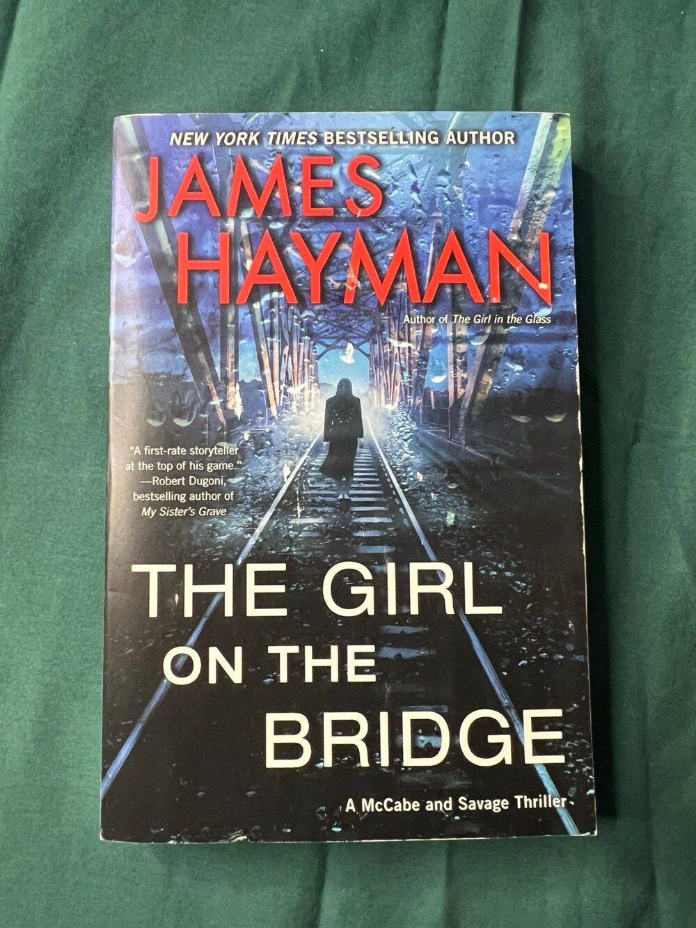 The Girl On the Bridge by James Hayman Paperback Book